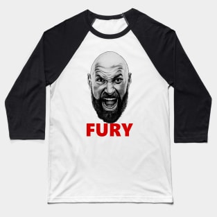 Tyson Fury illustration (Black and white) part of ICONS collection Baseball T-Shirt